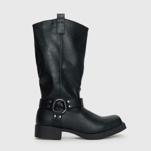 Black Western Ankle Boots