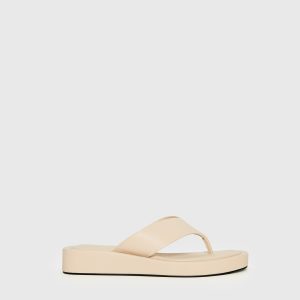 Beige Everyday Flat Sandals