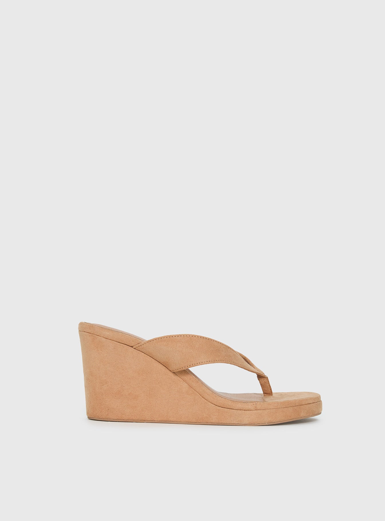 Tan Soft Wedge Heels